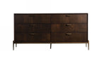 Modrest Shane Modern Acacia & Brass Dresser Model VGNX-MEMPHIS-20180