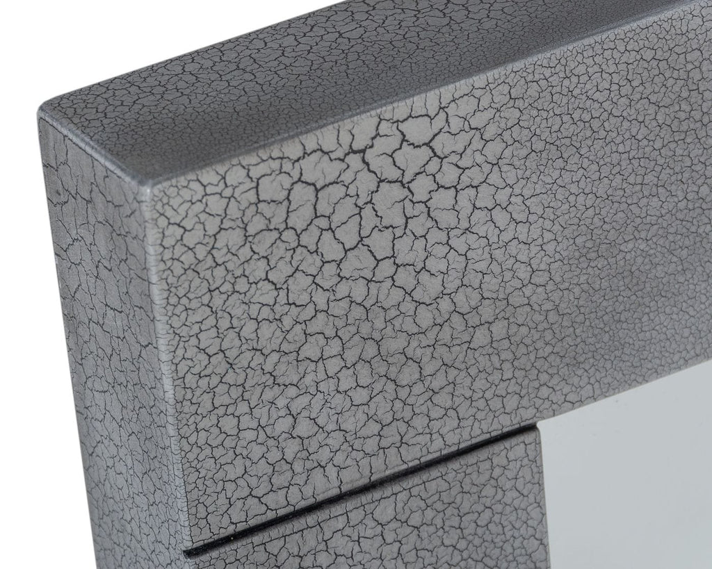 Modrest Buckley Grey & Black Stainless Steel Bedroom Set Model VGVC2003-SET