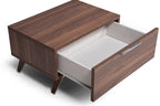 Nova Domus Brooklyn Italian Modern Walnut 4 Piece Bedroom Set Model VGACBROOKLYN-4PC-SET