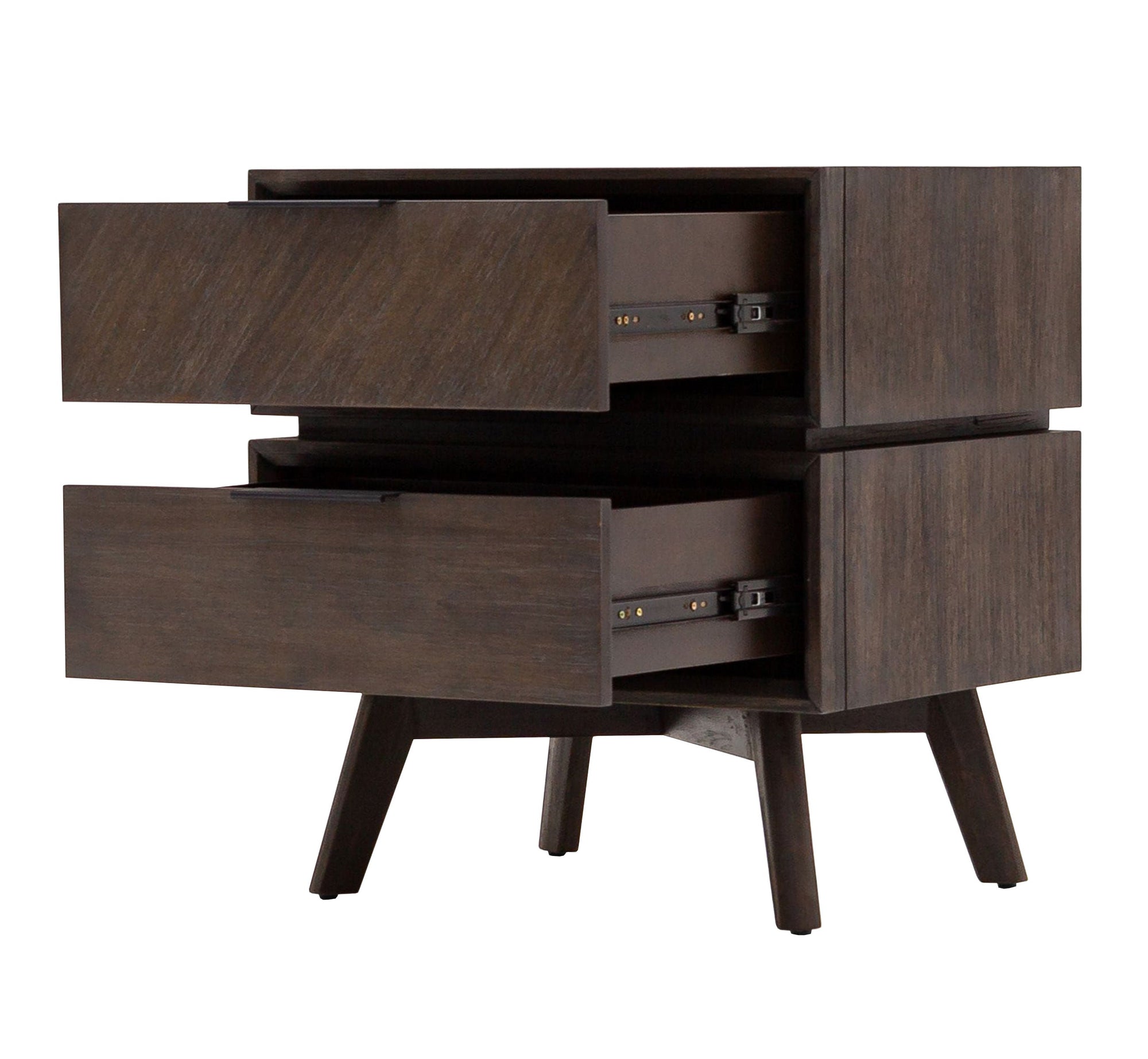 Modrest Roger Mid Century Acacia Bedroom Set Model VGWDROGER-BRN-SET