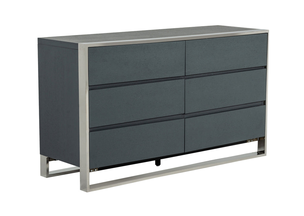 Modrest Jolene Modern Grey Bedroom Set Model VGBBMA2013-SET-EK
