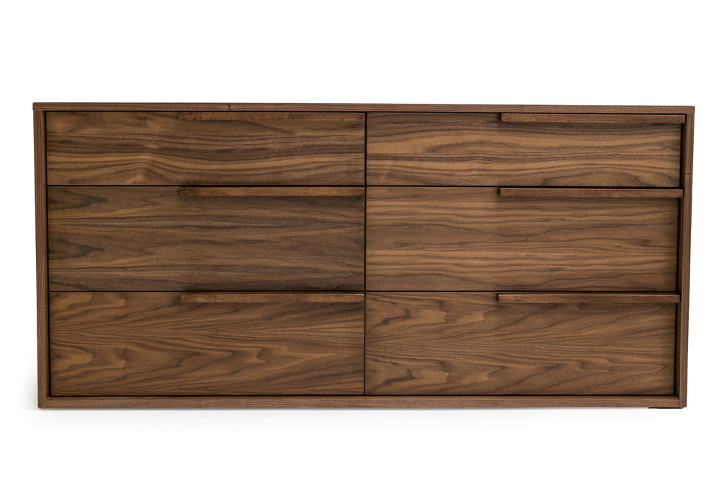 Modrest Amberlie Modern Walnut Dresser Model VGMABR-96-WAL-DRS