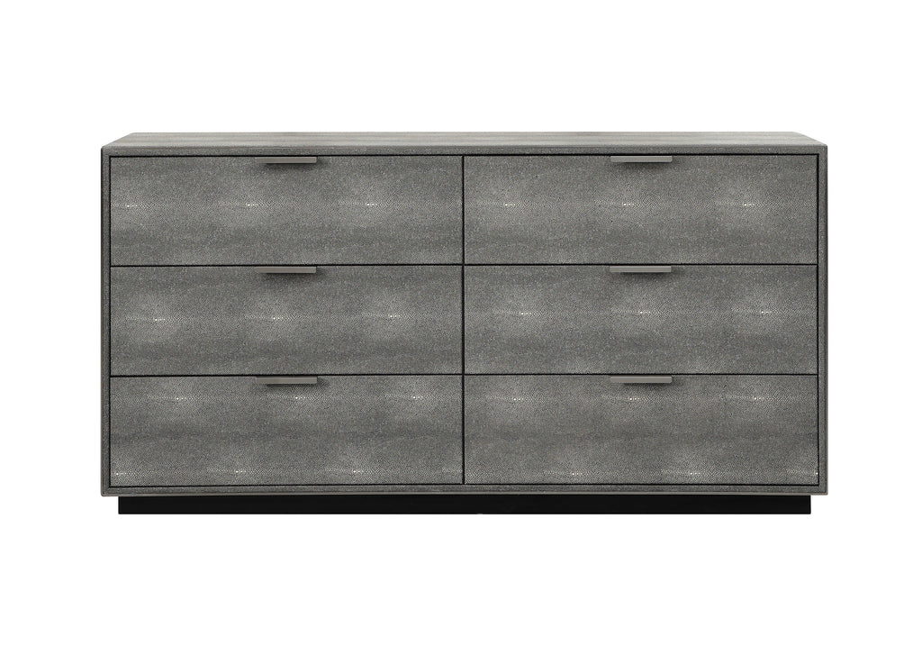 Modrest Dynasty Modern Shagreen Dresser Model VGVCJ2108-D-GRY-DRS