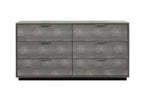 Modrest Dynasty Modern Shagreen Dresser Model VGVCJ2108-D-GRY-DRS