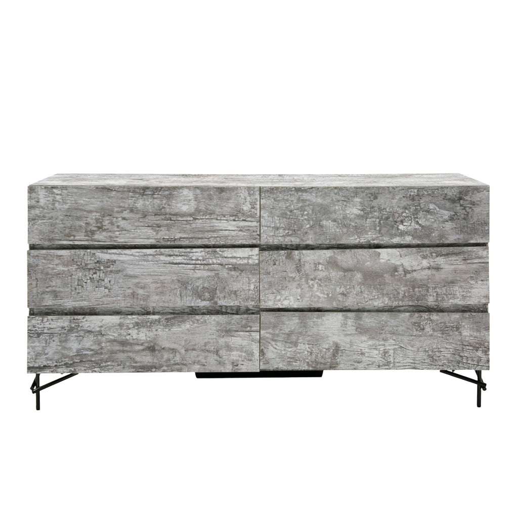 Nova Domus Aria Italian Modern Multi Grey With Texture Dresser Model VGAC-ARIA-DRESSER