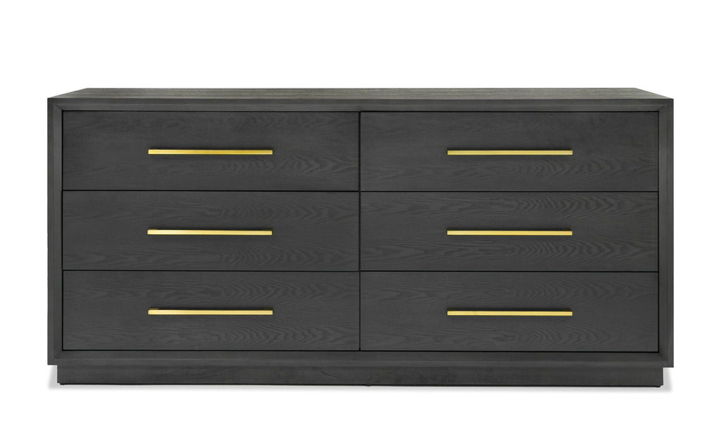 Modrest Manhattan Contemporary Grey And Gold Dresser  Model VGMA-BR-127-DR