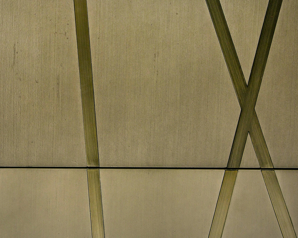 Modrest Nixa Modern Wide Birch & Brushed Bronze Dresser Model VGVC-J1909-D-L-BIR