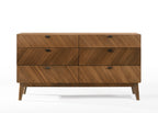 Nova Domus Kamela Modern Walnut Bedroom Set Model VGMA-BR-128-SET