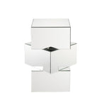 ACME Dominic Mirrored End Table Model 80272