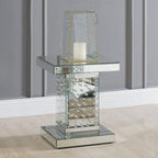 ACME Nysa Mirrored & Faux Crystals End Table Model 80284