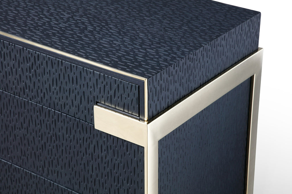 Modrest Athena & Rothsay Modern Grey Fabric & Wenge & Gold Bedroom Set Model VGVC-BD2233-SET-EK