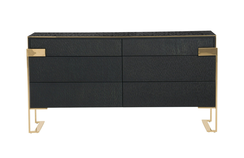 Modrest Rothsay Modern Wenge & Gold Dresser Model VGVC-J096A-D