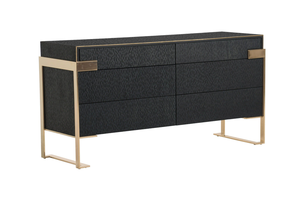 Modrest Rothsay Modern Wenge & Gold Dresser Model VGVC-J096A-D
