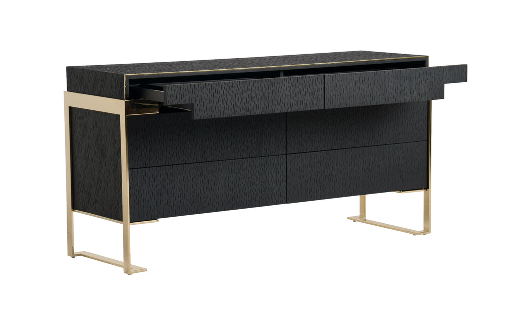 Modrest Rothsay Modern Wenge & Gold Dresser Model VGVC-J096A-D