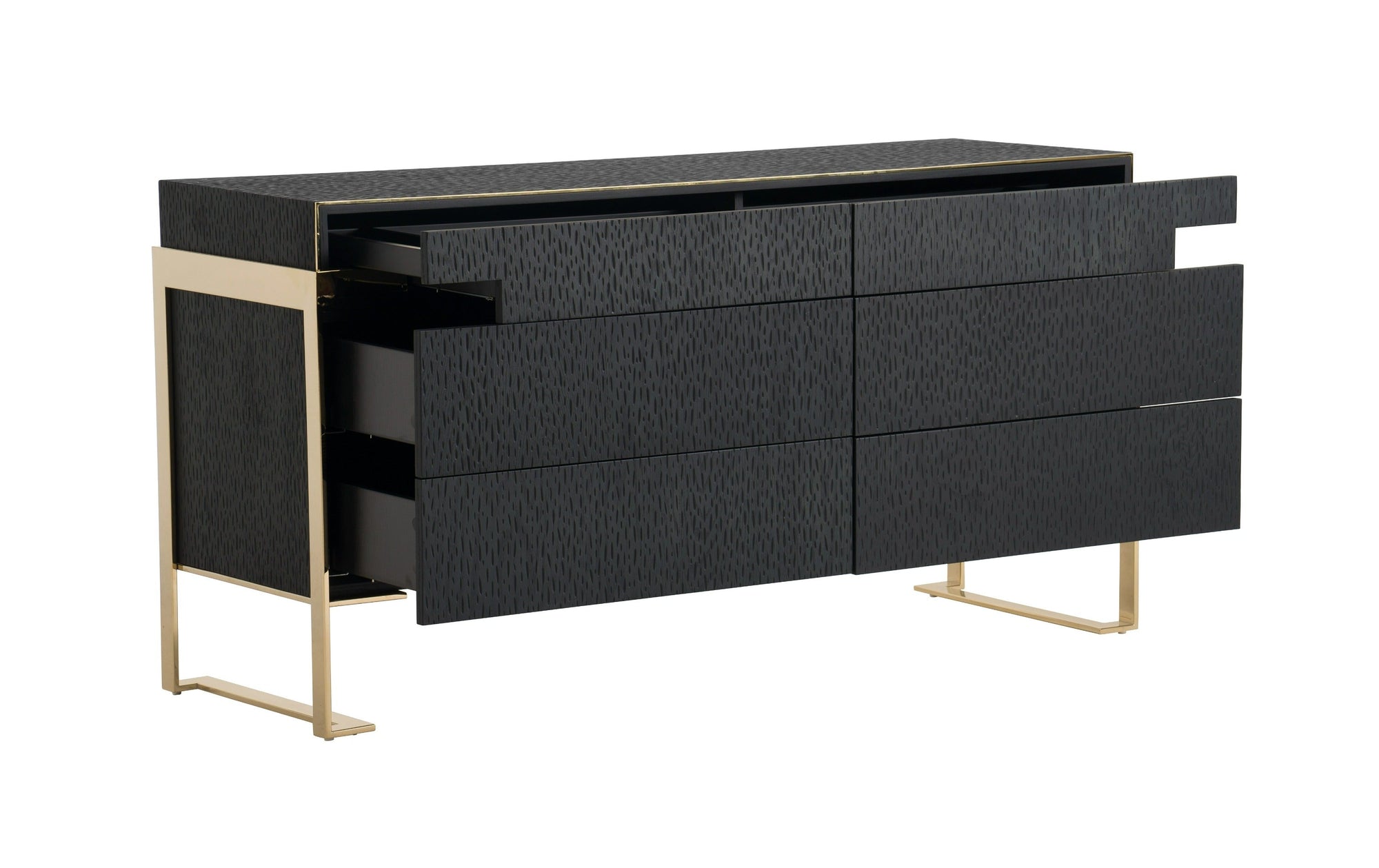 Modrest Rothsay Modern Wenge & Gold Dresser Model VGVC-J096A-D
