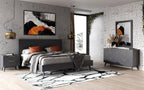 Modrest Diana Modern Grey Ash Bedroom Set Model VGMABR-132-SET