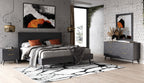 Modrest Diana Modern Grey Ash Bedroom Set Model VGMABR-132-SET