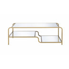 ACME Astrid Gold & Mirror Coffee Table Model 81090