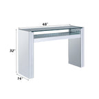 ACME Nysa Mirrored & Faux Crystals Sofa Table Model 81473