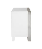 Modrest Cartier Modern White & Stainless Steel Dresser Model VGVC-J-A002-D-WHT