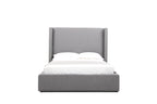 Lit en tissu gris moderne Eastern King Modrest Byrne, modèle VGEVVG713-C-07-EK