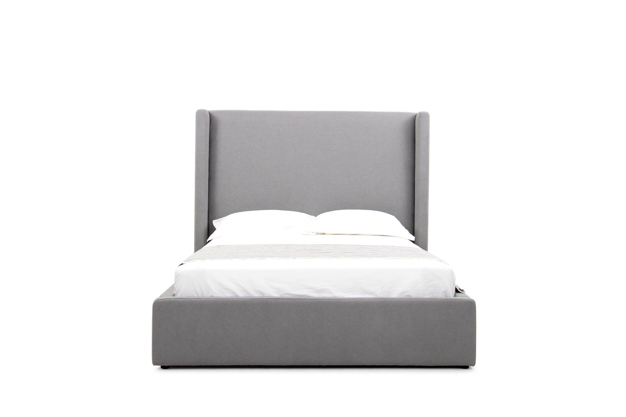 Lit en tissu gris moderne Eastern King Modrest Byrne, modèle VGEVVG713-C-07-EK