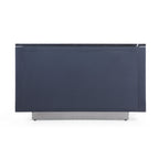 Modrest Concord Modern Grey Velvet & Black Marble & Black Ash & Aluminum Bedroom Set Model VGVC-BD2311-2301-SET