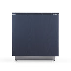 Modrest Concord Modern Grey Velvet & Black Marble & Black Ash & Aluminum Bedroom Set Model VGVC-BD2311-2301-SET