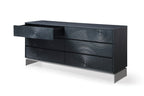 Lamod Cirque Modern Black Ash Bedroom Set Model VGVC-BD2368-SET-EK