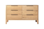 Modrest Seattle Modern Natural Oak Bedroom Set Model VGWD-SEA-QBKB-SET