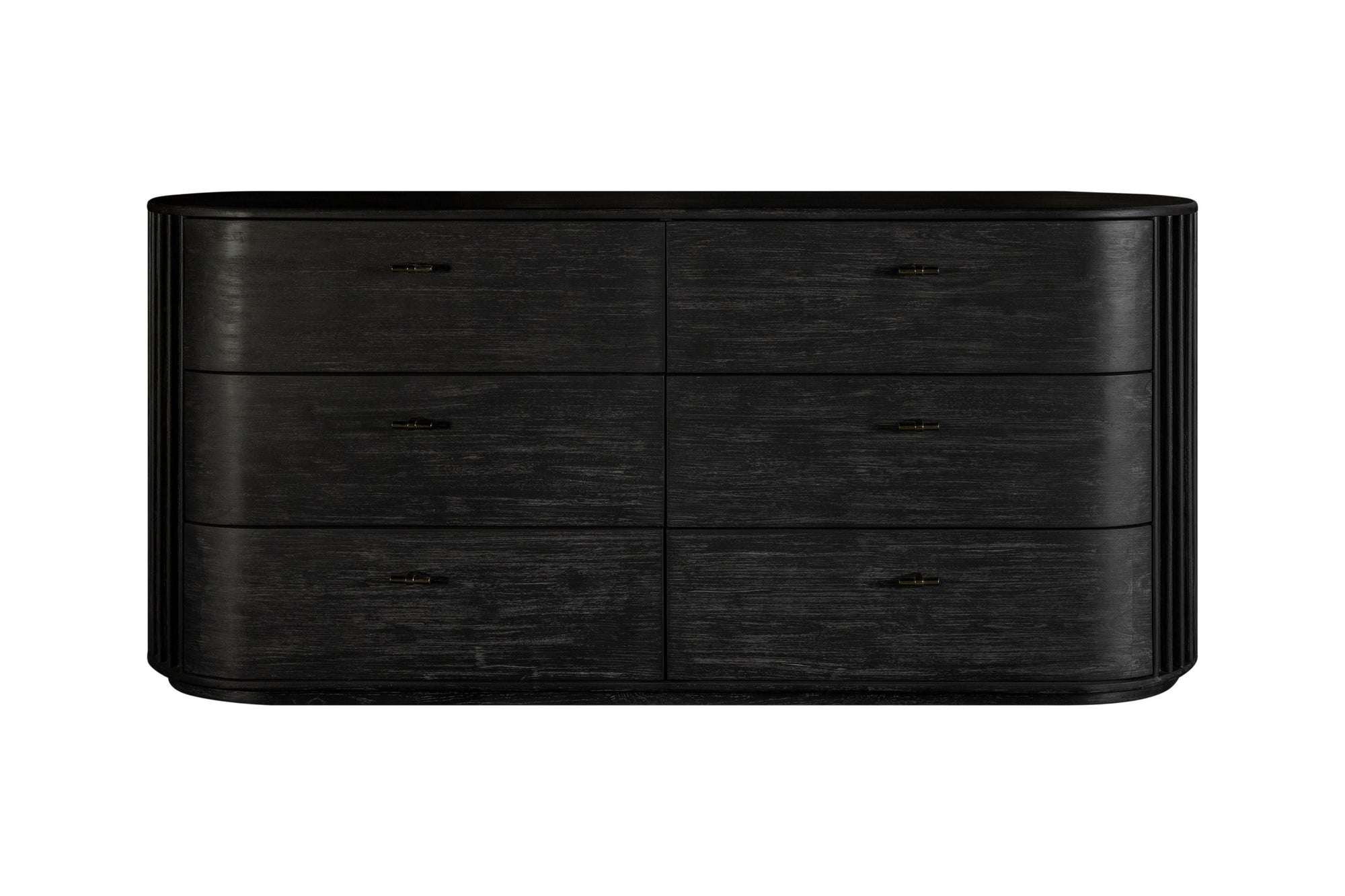 Modrest Fields Modern Black Acacia Bedroom Set Model VGWD-VGD2-SET-BLK
