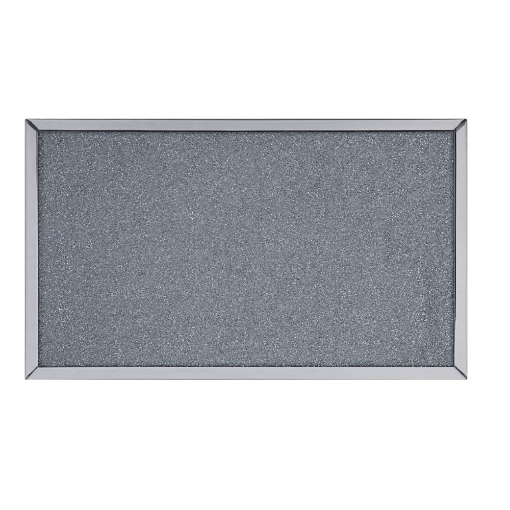 ACME Noralie Clear Glass Mirrored & Faux Diamonds Coffee Table Model 83580