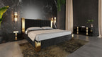 Modrest Token Modern Black & Gold 4 Piece Bedroom Set Model VGVCBD815-4PCSET