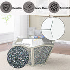 ACME Noralie Mirrored & Faux Diamonds Coffee Table Model 88005