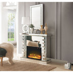 ACME Dominic Mirrored Fireplace Model 90202