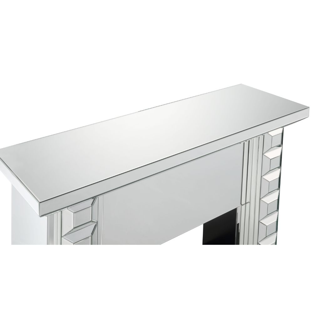 ACME Dominic Mirrored Fireplace Model 90202