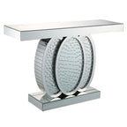 ACME Nysa Mirrored & Faux Crystals Console Table Model 90320