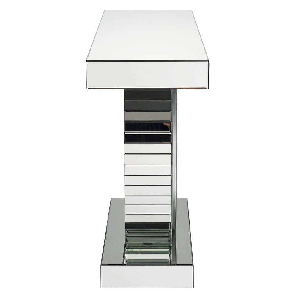 ACME Nysa Mirrored & Faux Crystals Console Table Model 90320