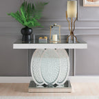 ACME Nysa Mirrored & Faux Crystals Console Table Model 90320