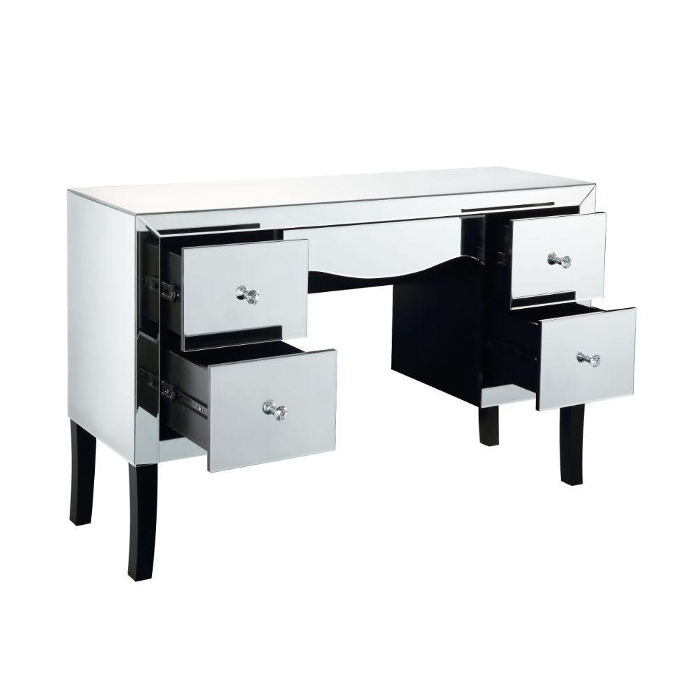 ACME Dominic Mirrored Vanity Desk Model 90328