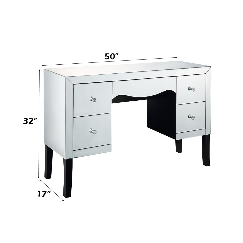 ACME Dominic Mirrored Vanity Desk Model 90328