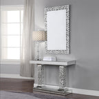 ACME Kachina Mirrored & Faux Gems Console Table Model 90446