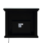 ACME Noralie Mirrored & Faux Diamonds Fireplace Model 90455