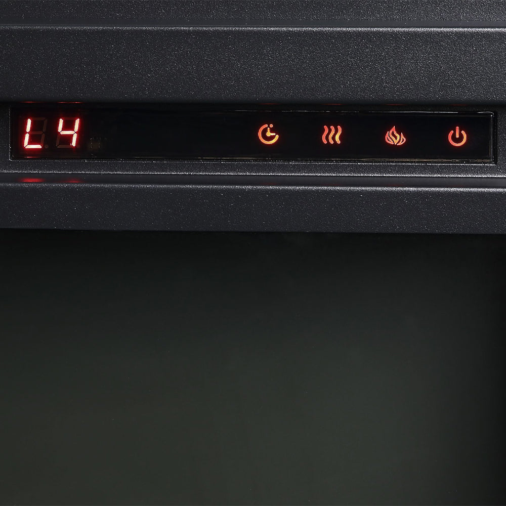 ACME Noralie Mirrored & Faux Diamonds Fireplace Model 90470