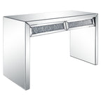 ACME Noralie Mirrored & Faux Diamonds Console Table Model 90505