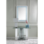 ACME Nysa Mirrored & Faux Crystals Console Table Model 90510