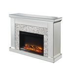 ACME Laksha Mirrored & Stone Fireplace Model 90522