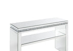 ACME Noralie Mirrored & Faux Diamonds Sofa Table Model 90675