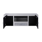 ACME Noralie Mirrored & Faux Diamonds TV Stand Model 91450