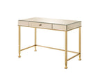 ACME Canine Smoky Mirrored and Champagne Writing Desk Model 92977